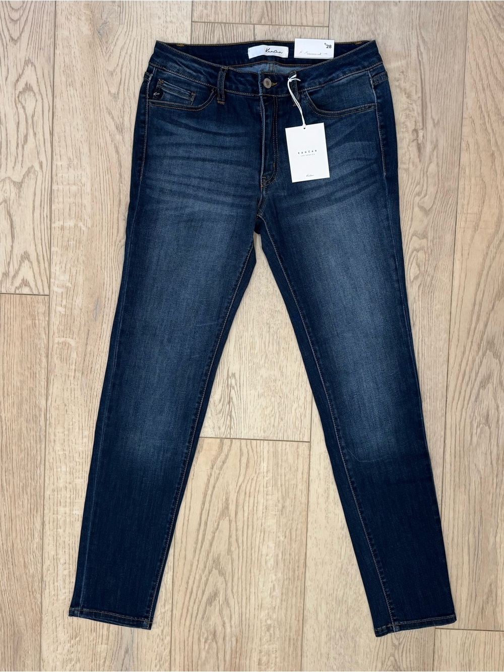 KanCan Dark Blue Super Skinny Jeans 9/28